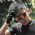Rękawiczki rowerowe Rockbros wiosna/lato/jesień, pełne, rozmiar: M - czarne