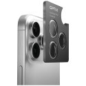 Szkło na aparat UNIQ Optix Aluminium Camera Lens Protector na iPhone 17 z aplikatorem - fioletowe