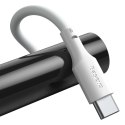 Baseus 2x kabel USB-A - USB Typ C szybkie ładowanie Quick Charge 40 W 5 A 1,5 m - biały (TZCATZJ-02)