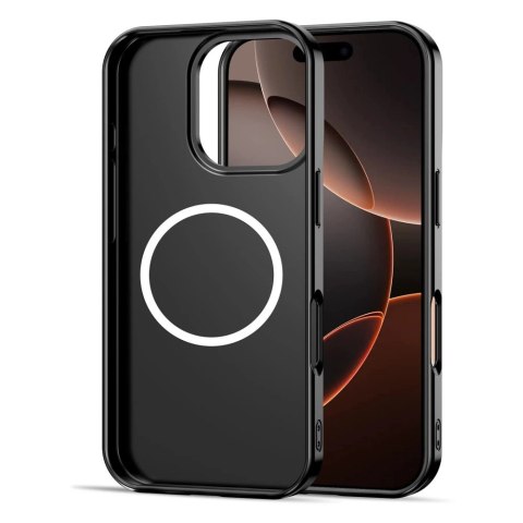 Etui Tech-Protect Lamano MagSafe na iPhone 16 Pro Max - czarno-czerwone