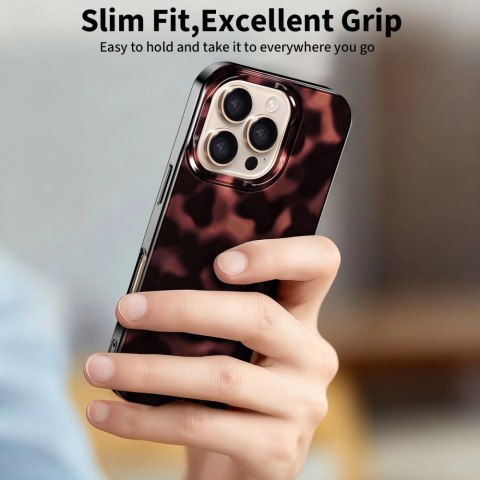 Etui Tech-Protect Lamano MagSafe na iPhone 16 Pro Max - czarno-czerwone