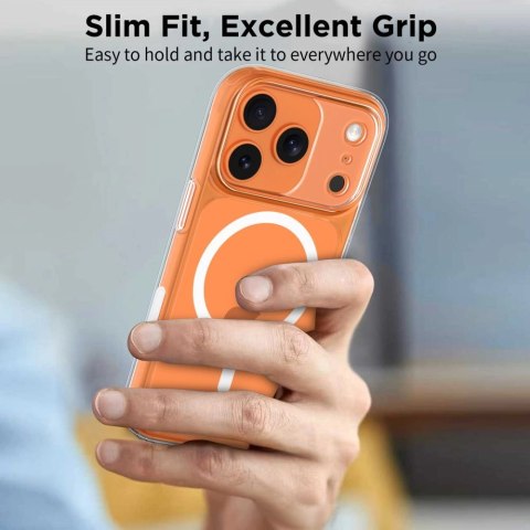 Etui Tech-Protect Magpeak Magsafe CC na iPhone 17 Pro - przezroczyste