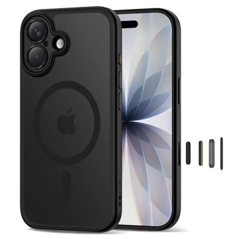 Etui Tech-Protect Magpeak Magsafe CC na iPhone 17 - czarny mat