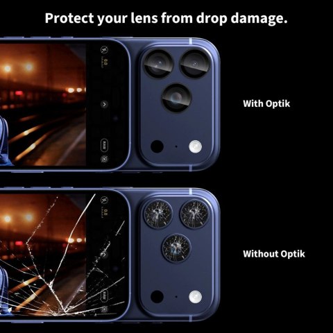 Osłona aparatu Tech-Protect Camring Fit+ na iPhone 14 Pro / Max / 15 Pro / Max / 16 Pro / Max / 17 Pro / Max - srebrna