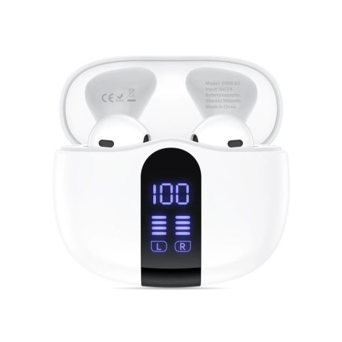 Słuchawki Tech-Protect UltraBoost TWS Core G2 - białe