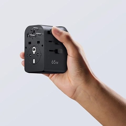 Adapter Ugreen S550 65W podróżny uniwersalny - czarny