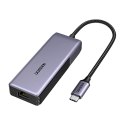Adapter Ugreen USB-C do RJ45 zewnętrzna karta sieciowa 5Gb/s - szary