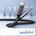 Adapter audio Ugreen z funkcją ładowania 2w1 USB-C - USB-A/C + minijack - czarny