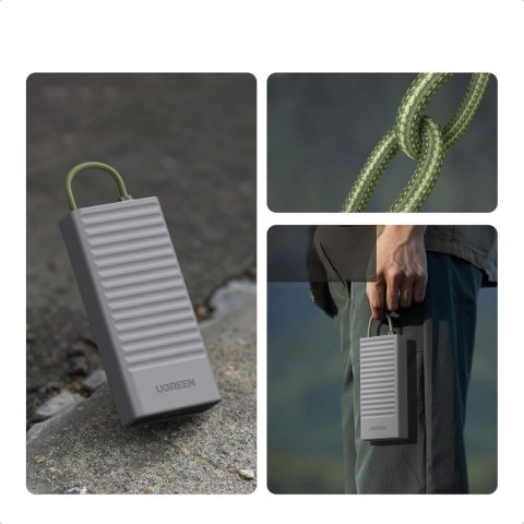 Czytnik kart pamięci Ugreen 2w1 z organizerem - szary