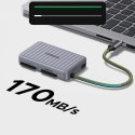 Czytnik kart pamięci Ugreen CM868 USB-C - szary