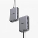 Hub Ugreen USB-C 7w1 HDMI USB-C USB-A SD/TF - szary