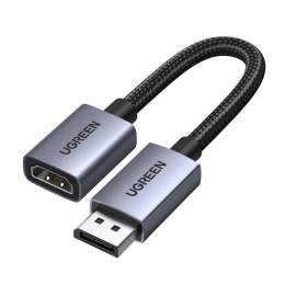 Kabel Ugreen DisplayPort do HDMI 4K 20cm - szary