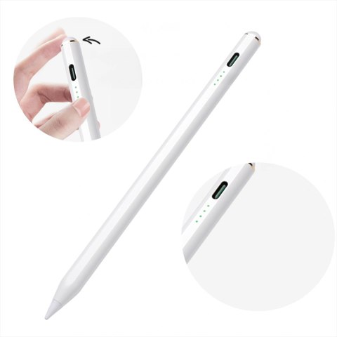 Rysik aktywny Joyroom JR-X9S stylus z 2 wymiennymi końcówkami - biały