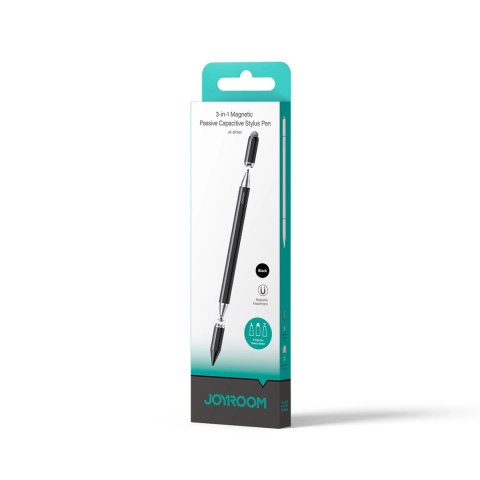 Rysik pasywny Joyroom JR-BP561 3w1 magnetyczny pojemnościowy stylus - czarny