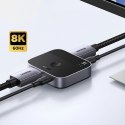 Switch Ugreen DisplayPort/USB-C do USB-C - szary
