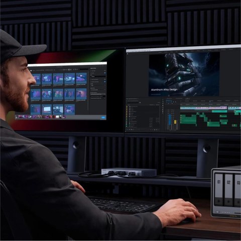 Switch Ugreen przełącznik Ethernet 6-Port 2,5GB/s - szary