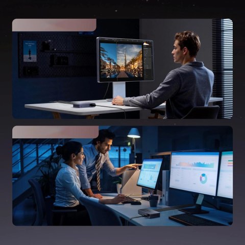Switch Ugreen przełącznik ethernet 6-Portowy 1Gb/s z PoE - szary