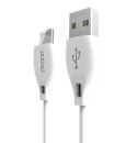 Kabel Dudao L4M USB-A - MicroUSB 2.4 A 1m - biały