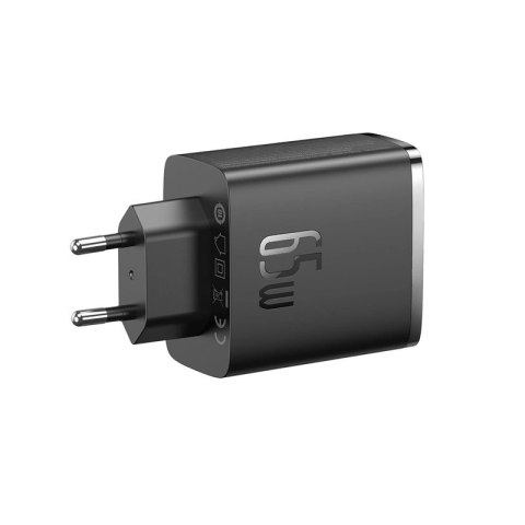Ładowarka GaN Baseus Cube Pro 65W 2x USB-C USB-A - czarna