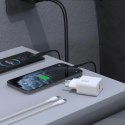 Ładowarka sieciowa Dudao A27TCEU PD 30W GaN USB-A USB-C z kablem USB-C - biała
