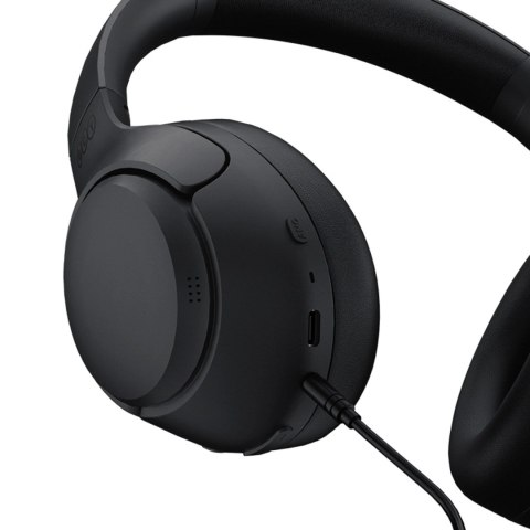 Słuchawki nauszne QCY H3 z ANC i Bluetooth 5.4 - czarne
