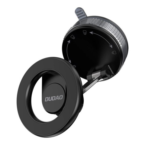 Uchwyt samochodowy Dudao F24X kompatybilny z MagSafe z przyssawką - czarny