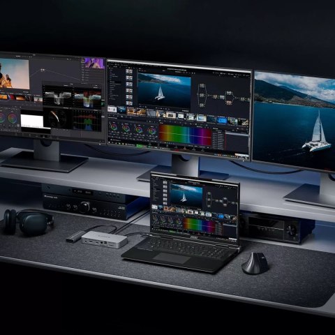 Kabel Orico USB4 Thunderbolt5 80Gbps 240W USB-C do USB-C 1m - czarny