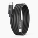 Kabel Orico USB4 Thunderbolt5 80Gbps 240W USB-C do USB-C 2m - czarny