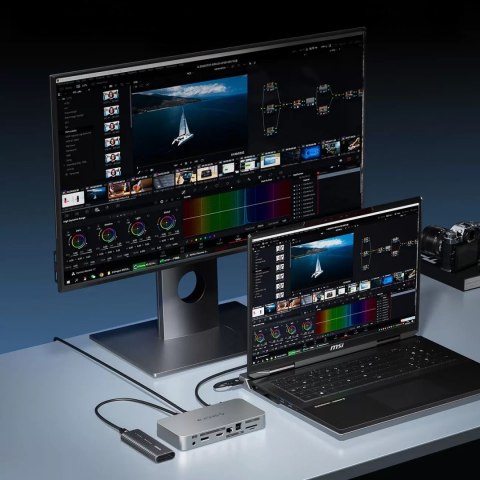 Kabel Orico USB4 Thunderbolt5 80Gbps 240W USB-C do USB-C 2m - czarny