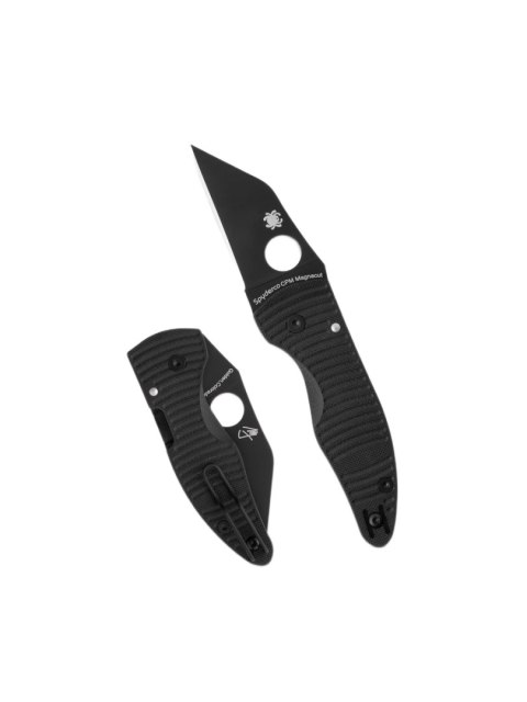 Nóż składany Spyderco MicroJimbo SALT Black G10, Black DLC MagnaCut by Michael Janich (C264GMCBKP)