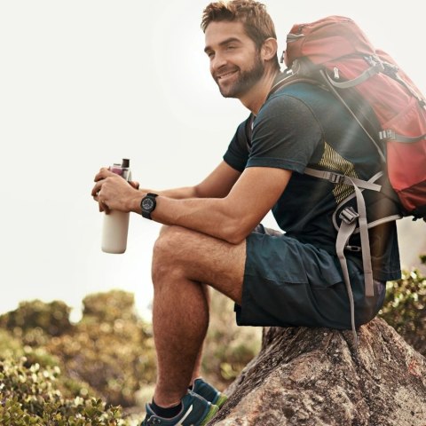 Pasek silikonowy Tech-Protect Silicone Line na Garmin Fenix 5X / 5X Plus / 6X / 6X Pro / 7X / 8 (51 mm) - czerwony