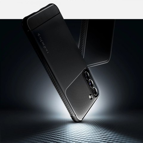 Etui Spigen Rugged Armor na Samsung Galaxy S22 - czarny mat