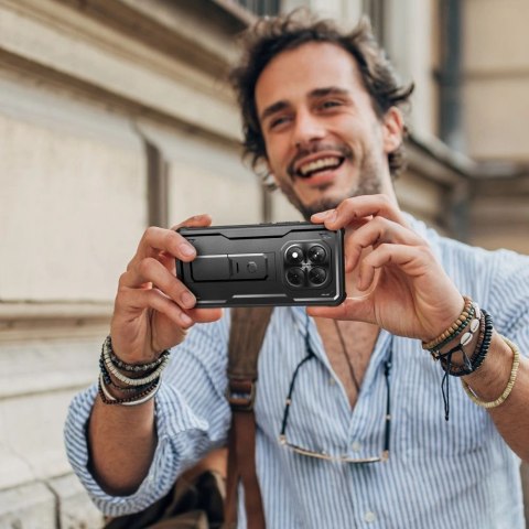 Etui Tech-Protect Kevlar Pro na Xiaomi Redmi Note 14 Pro 5G / Poco X7 5G - czarne