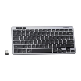 Klawiatura bezprzewodowa wielotrybowa Ugreen K551, Bluetooth 5.3 (szara)