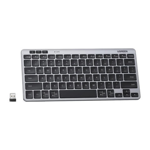 Klawiatura bezprzewodowa wielotrybowa Ugreen K551, Bluetooth 5.3 (szara)