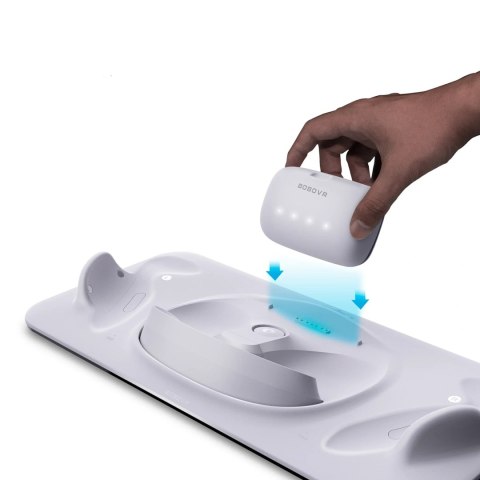 Stacja dokująca BoboVR D3 do Meta Quest 3 - biała