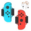 Pakiet akcesoriów rodzinnych 10 w 1 do gry Nintendo Switch Sports - zestaw czerwony i niebieski