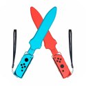 Pakiet akcesoriów rodzinnych 10 w 1 do gry Nintendo Switch Sports - zestaw czerwony i niebieski