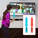 Pakiet akcesoriów rodzinnych 10 w 1 do gry Nintendo Switch Sports - zestaw czerwony i niebieski