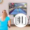 Pakiet akcesoriów rodzinnych 10 w 1 do gry Nintendo Switch Sports - zestaw czerwony i niebieski