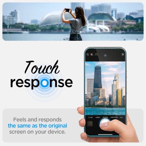 Szkło prywatyzujące Spigen Glas.TR "Ez Fit" Privacy HD 2-pack na Google Pixel 9 / 9 Pro
