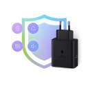 Ładowarka Samsung Power Adapter Duo EP-T5020XBEGEU sieciowa 2x USB-C 50W - czarna