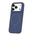 Nakładka Silicone Thin Mag do iPhone 17 Pro / 18 Pro 6,3" ciemnoniebieska