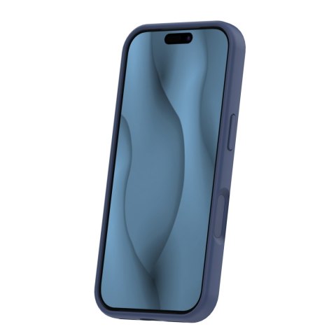 Nakładka Silicone Thin Mag do iPhone 17 Pro / 18 Pro 6,3" ciemnoniebieska
