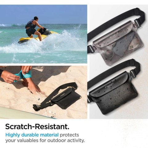 Torba Spigen Aqua Shield A620 wodoodporna biodrowa IPX8 - czarna