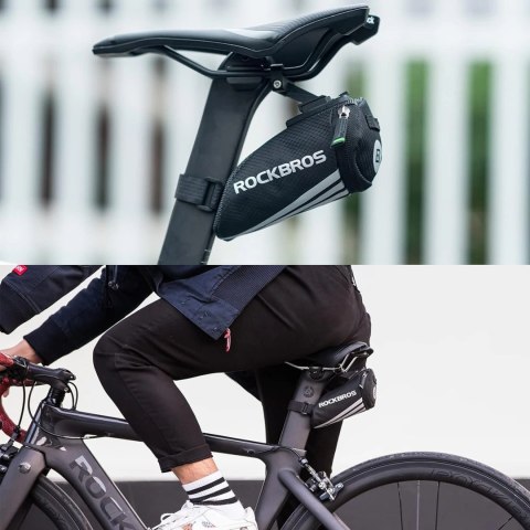 Torba rowerowa Rockbros C28BK pod siodełko - czarna