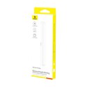 Etui ładujące do rysika Baseus Smooth Writing z kablem Baseus Simple USB-C 3A 30cm - białe