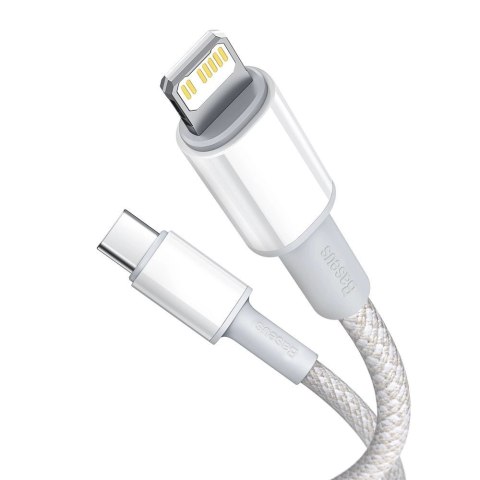 Kabel Baseus CATLGD-02 Lightning - USB-C PD 20W 480Mb/s 1m - biały