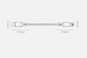 Kabel Baseus CATLGD-02 Lightning - USB-C PD 20W 480Mb/s 1m - biały