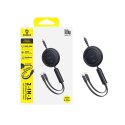 Kabel zwijany Baseus Free2Pull Mini 100W 3w1 USB-C - 2xUSB-C 1.2m - czarny